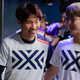 Park with his former NYXL teammate Sung-hyeon “JJoNak” Bang.
